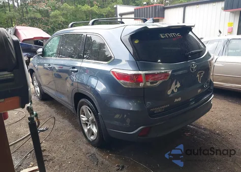 2015 Toyota Highlander Limited Platinum V6 from USA, damaged, VIN 5TDDKRFH6FS123286